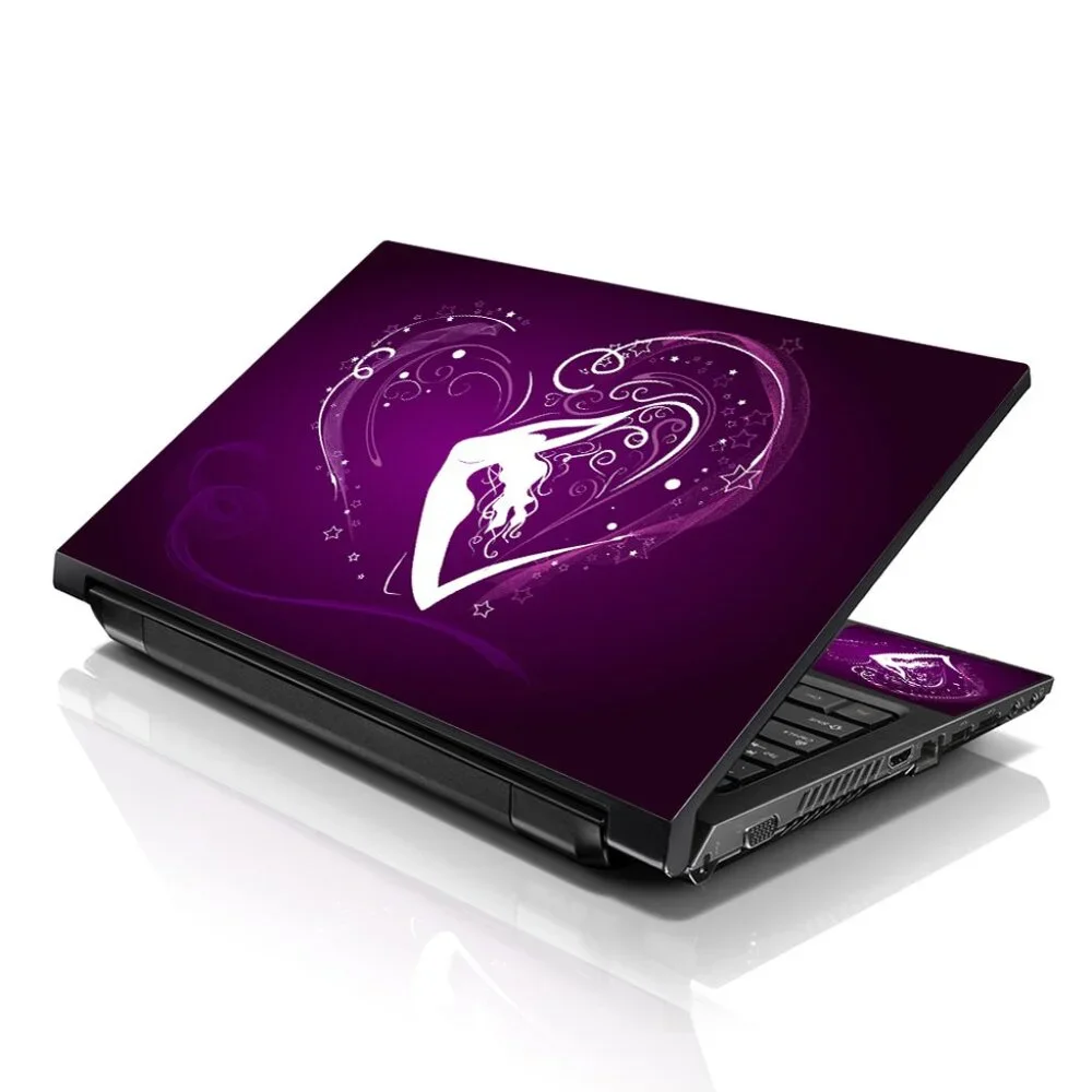 LSS 15.6 & 17.3 Inches Laptop Notebook Skin Sticker Decal - Purple Heart